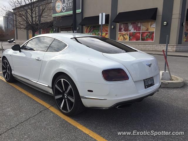 Bentley Continental spotted in Toronto, Canada