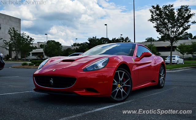 Ferrari California spotted in Charlotte, North Carolina