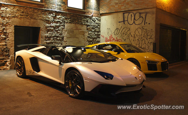 Lamborghini Aventador spotted in Montreal, Canada