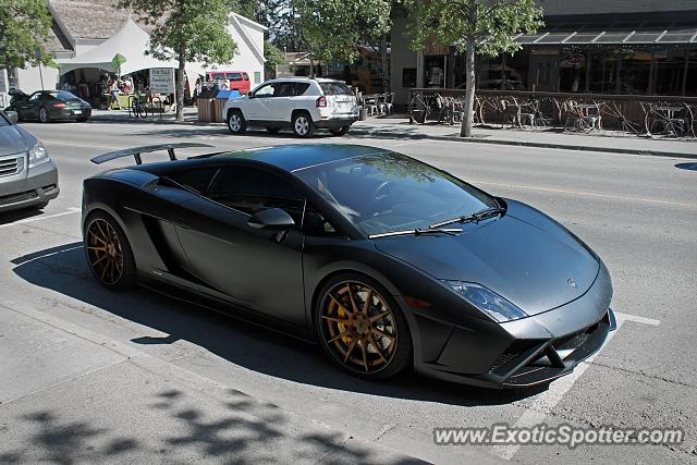 Lamborghini Gallardo spotted in Canmore, Canada