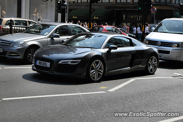 Audi R8 spotted in London, United Kingdom