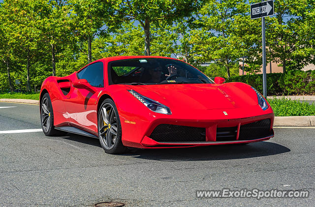 Ferrari 488 GTB spotted in Sterling, Virginia