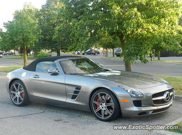 Mercedes SLS AMG spotted in London, Ontario, Canada