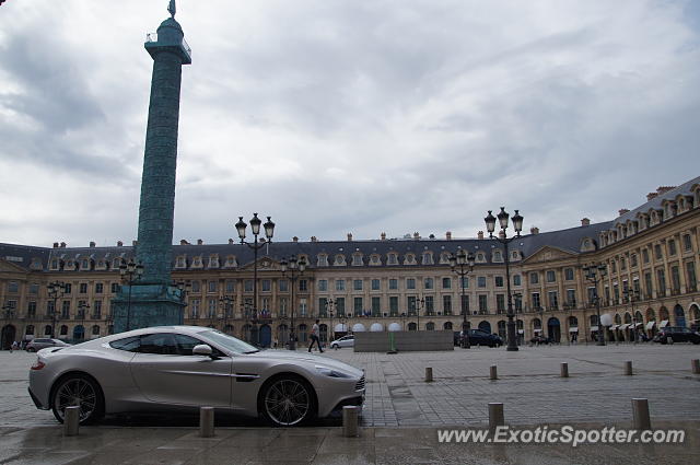 Aston Martin Vanquish spotted in Paris, France