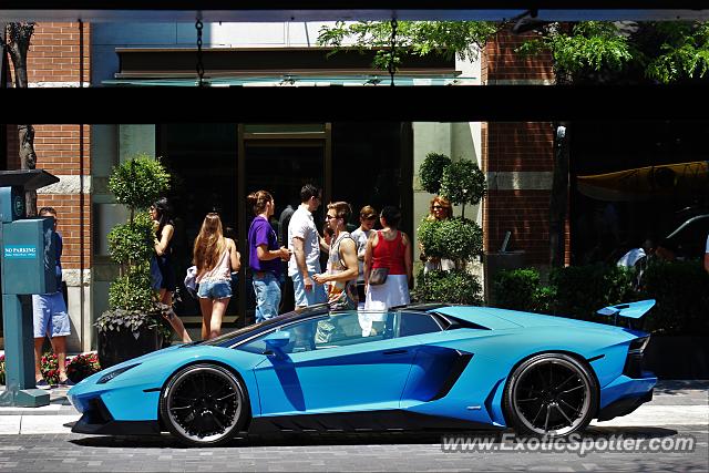 Lamborghini Aventador spotted in Toronto, Canada