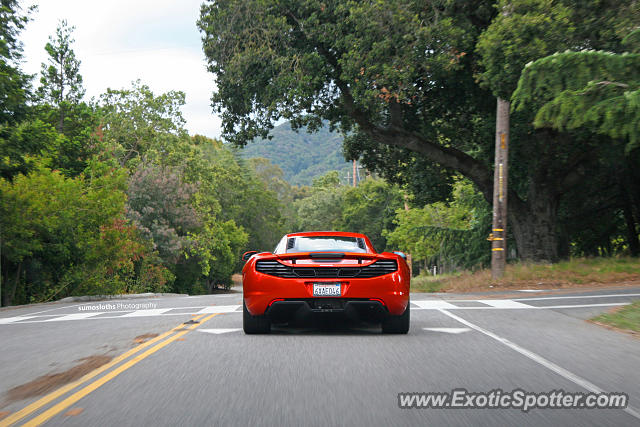 Mclaren MP4-12C spotted in Saratoga, California