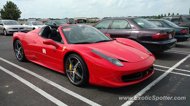 Ferrari 458 Italia spotted in Columbus, Ohio