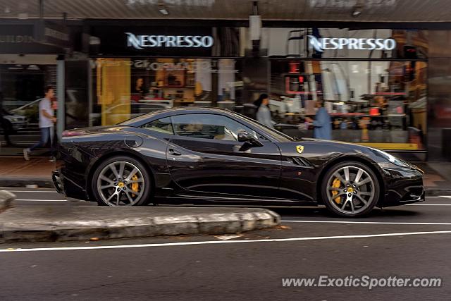 Ferrari California spotted in Auckland, New Zealand