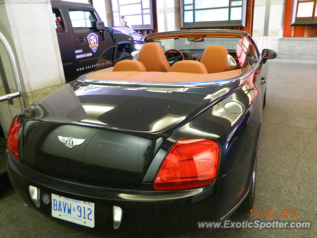 Bentley Continental spotted in Toronto, Canada