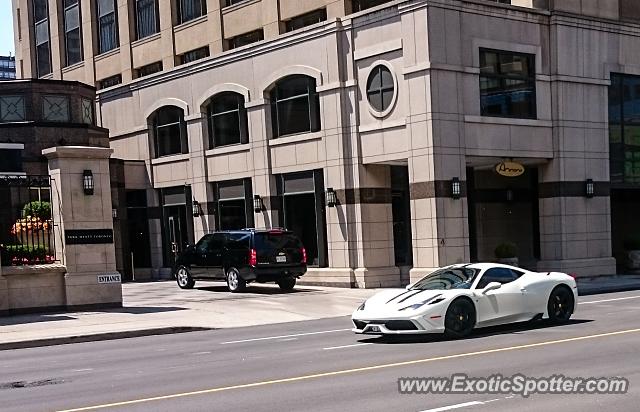 Ferrari 458 Italia spotted in Toronto, Ontario, Canada