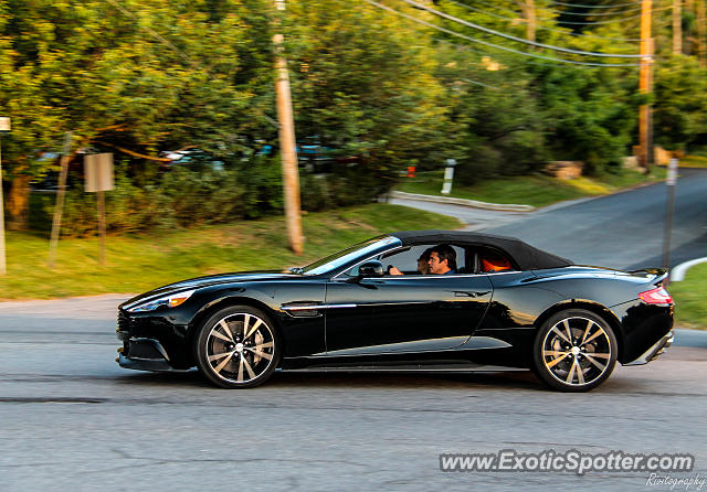 Aston Martin Vanquish spotted in Cross River, New York