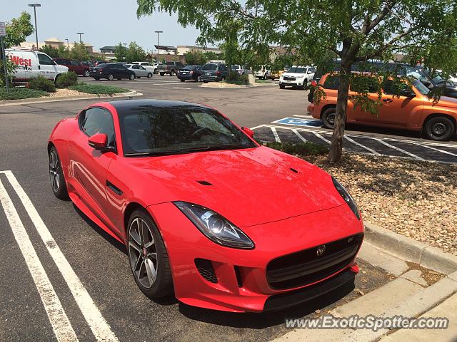 Jaguar F-Type spotted in Castle Pines, Colorado