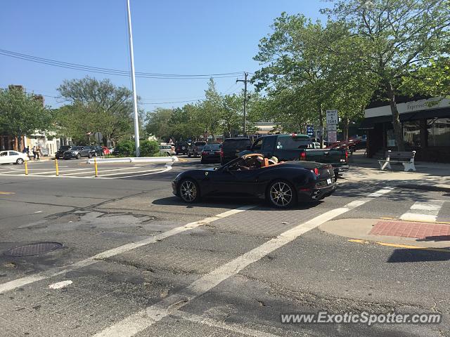 Ferrari California spotted in Sag Harbor, New York