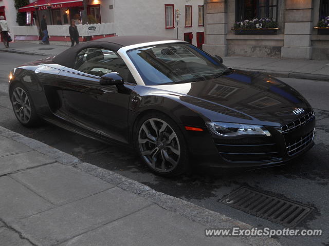 Audi R8 spotted in Old Québec, Canada