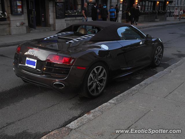 Audi R8 spotted in Old Québec, Canada