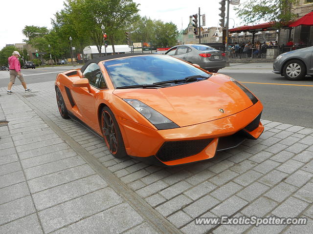 Lamborghini Gallardo spotted in Québec, Canada