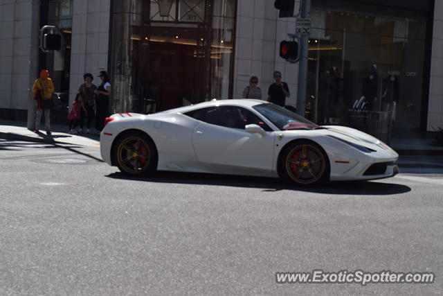 Ferrari 458 Italia spotted in Beverly Hills, California