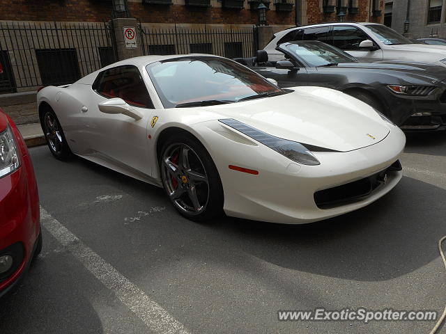 Ferrari 458 Italia spotted in Old Québec, Canada