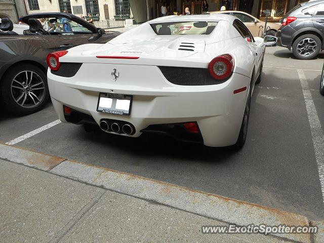 Ferrari 458 Italia spotted in Old Québec, Canada