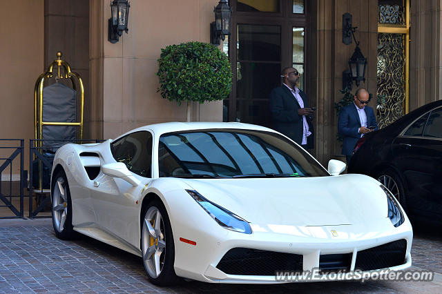 Ferrari 488 GTB spotted in Beverly Hills, California