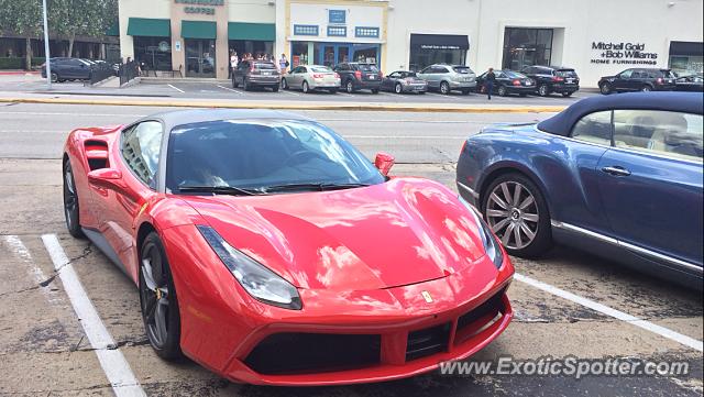 Ferrari 488 GTB spotted in Houston, Texas