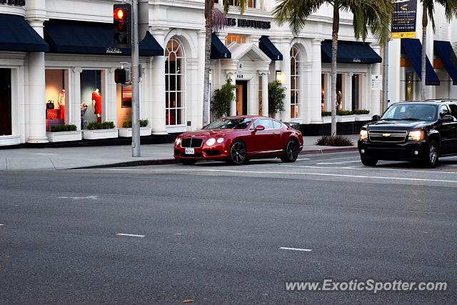 Bentley Continental spotted in Beverly Hills, California