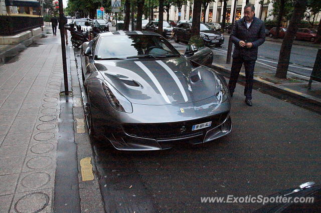 Ferrari F12 spotted in Paris, France