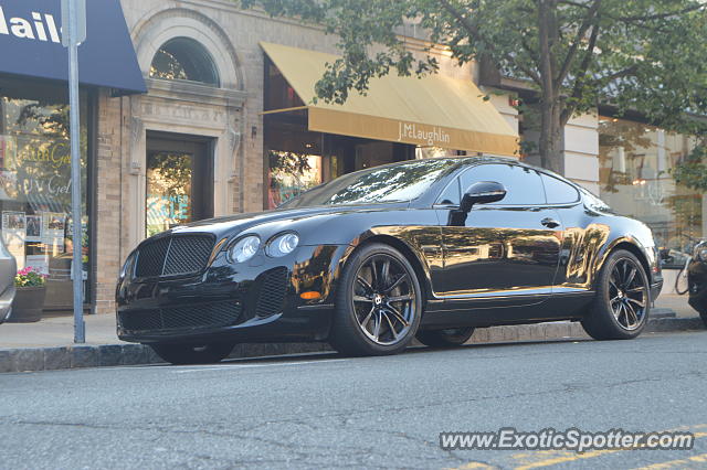 Bentley Continental spotted in Summit, New Jersey