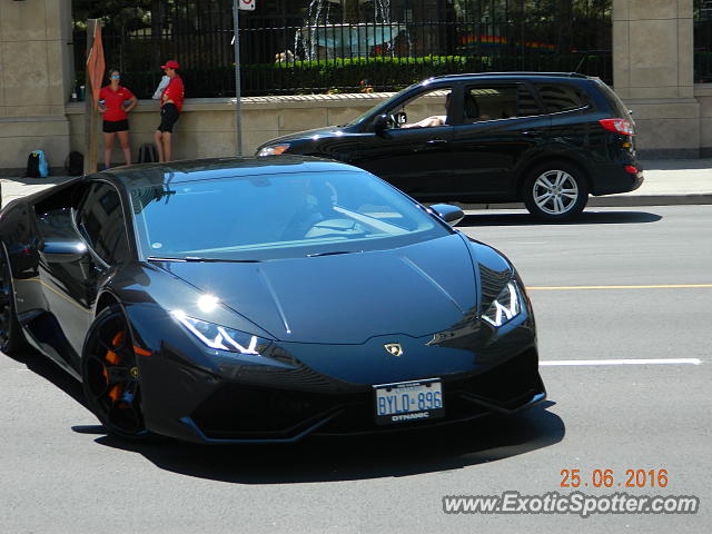 Lamborghini Huracan spotted in Toronto, Canada