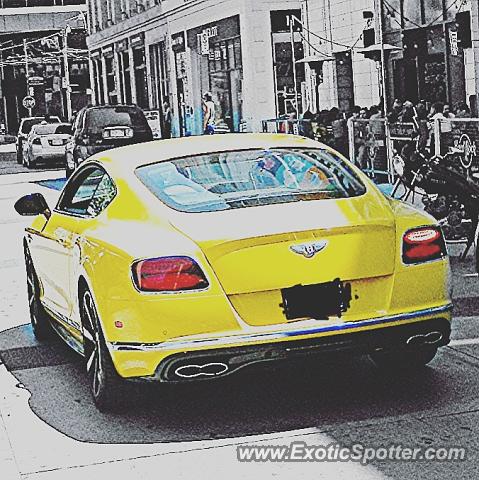 Bentley Continental spotted in Toronto, Canada