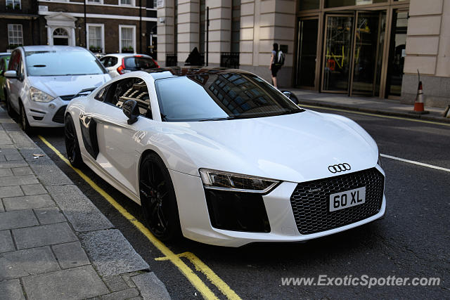 Audi R8 spotted in London, United Kingdom