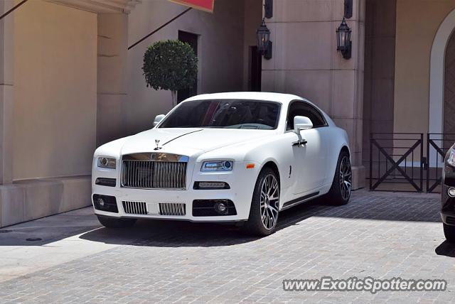 Rolls-Royce Wraith spotted in Beverly Hills, California