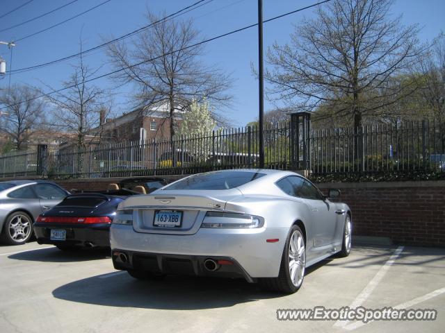 Aston Martin DBS spotted in Greenwich, Connecticut