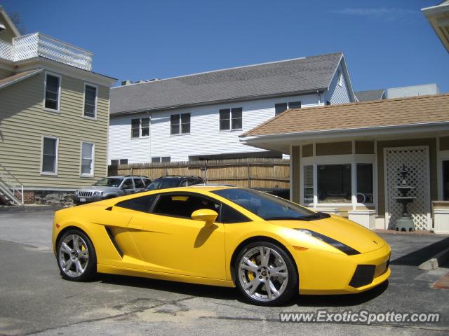 Lamborghini Gallardo spotted in Greenwich, Connecticut