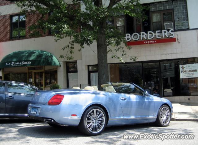 Bentley Continental spotted in Greenwich, Connecticut