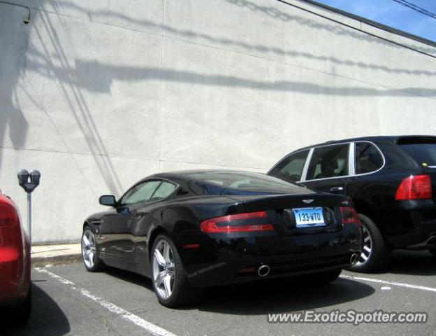 Aston Martin DB9 spotted in Greenwich, Connecticut