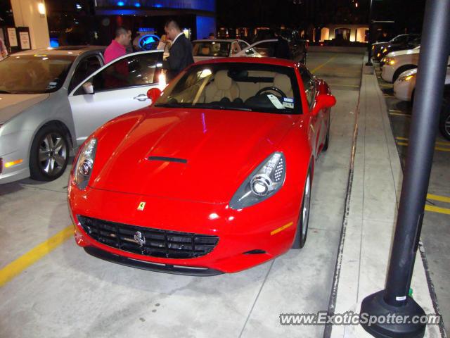 Ferrari California spotted in Houston, Texas