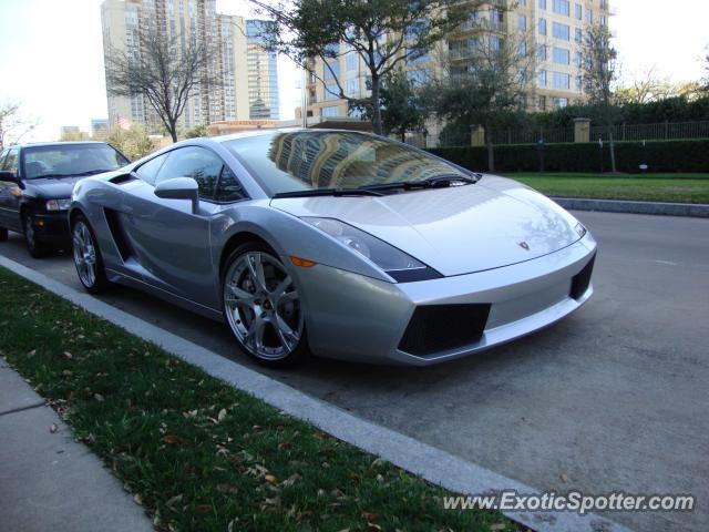 Lamborghini Gallardo spotted in Houston, Texas