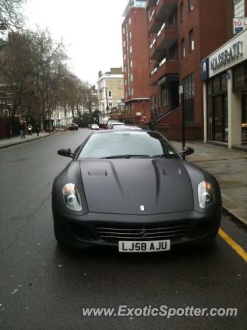 Ferrari 599GTB spotted in London, United Kingdom