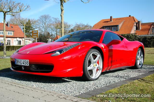 Ferrari 458 Italia spotted in Bremen, Germany