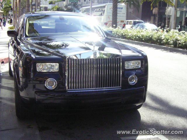 Rolls Royce Phantom spotted in Los Angeles, California