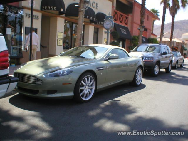 Aston Martin DB9 spotted in Palm springs, California