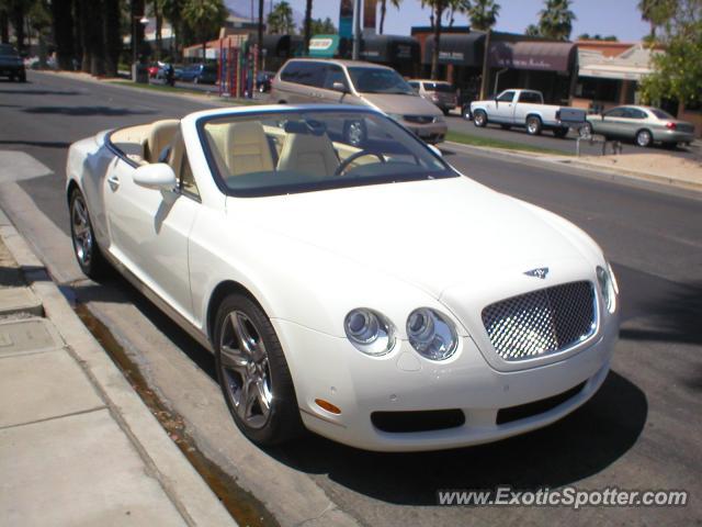 Bentley Continental spotted in Palm springs, California