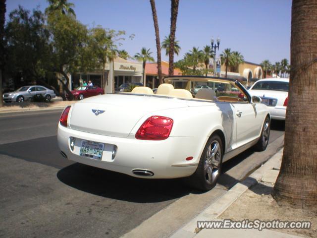 Bentley Continental spotted in Palm springs, California