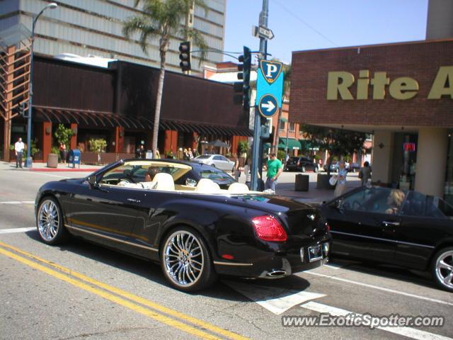 Bentley Continental spotted in Beverly hills, California