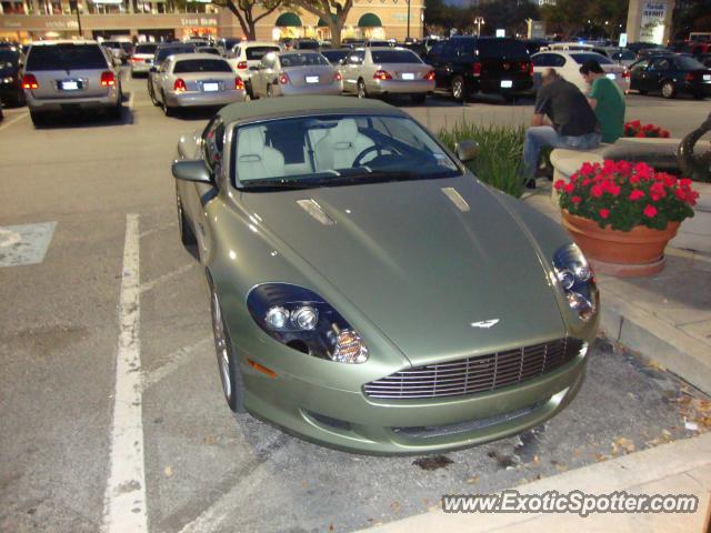 Aston Martin DB9 spotted in Houston, Texas