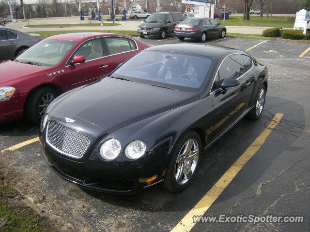 Bentley Continental spotted in Lake Zurich, Illinois