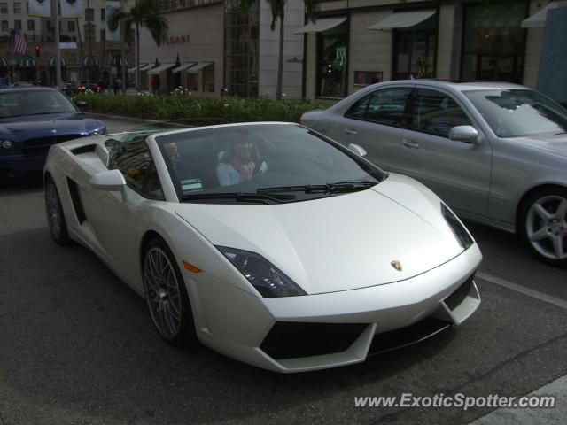 Lamborghini Gallardo spotted in Beverly Hills, California