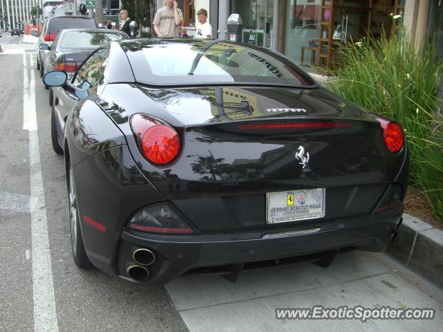 Ferrari California spotted in Beverly Hills, California