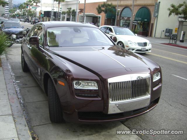 Rolls Royce Ghost spotted in Beverly Hills, California